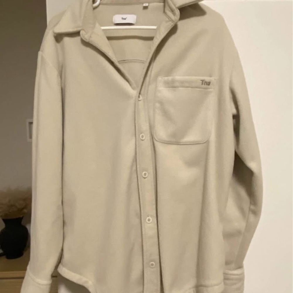 Tna Beige Fleece Shacket